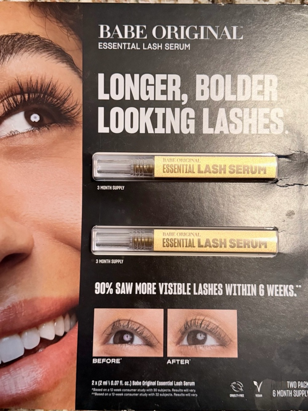Babe Original Essential Lash Serum - Gold